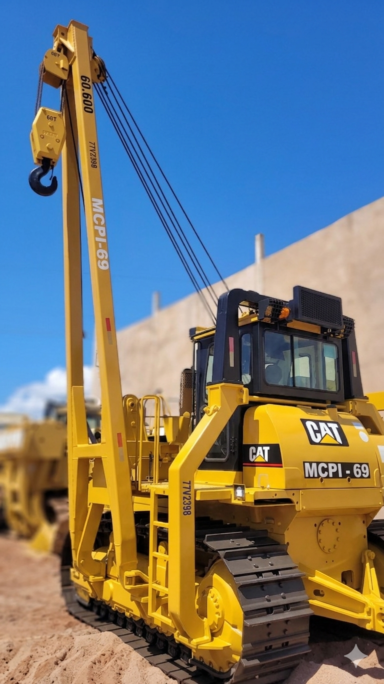 Side Boom 572 D7 - Carga Máxima 40 Toneladas